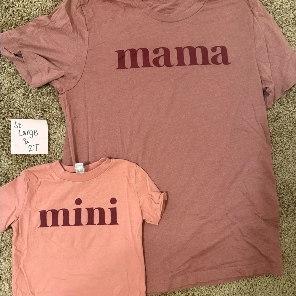 Mama & Mini matching shirts